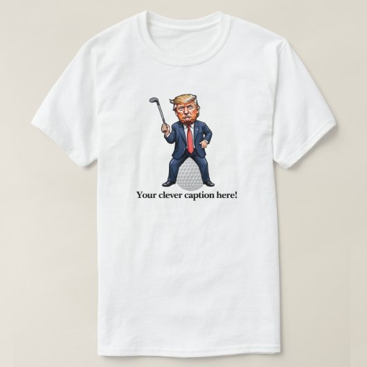 T-shirt Golfeur Trump (Design devant)