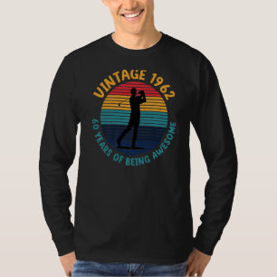 T-shirt Golfeurs vintages De 1962 60 Ans D'Être Étonnant