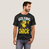 T-shirt Golfing Chick Women Cute Golfing Ladies Golf (Devant entier)