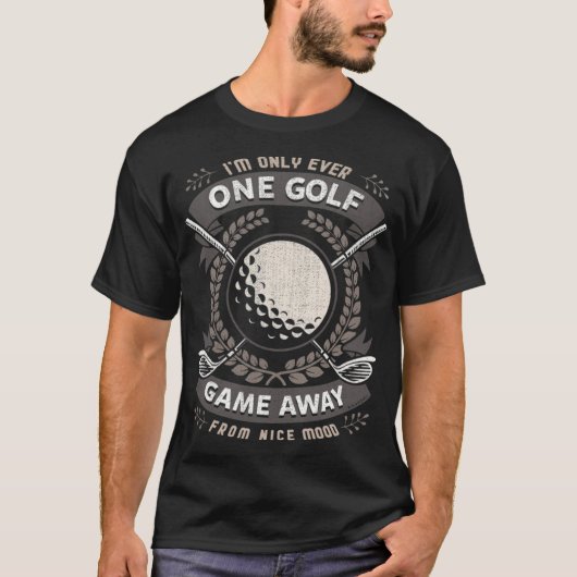 T-shirt Golfing Drôle Dire Pour Le Golf (Devant)