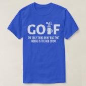 T-SHIRT GOLFING FUNNY (Design devant)