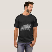 T-shirt Goliath Tigerfish impression blanche (Devant entier)