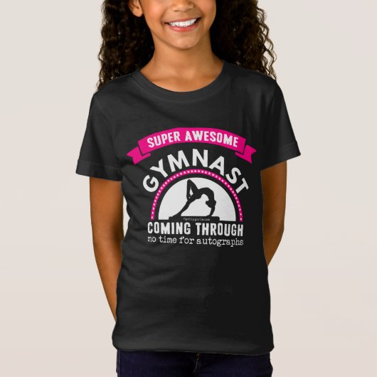 T-Shirt Golly filles : Gymnaste impressionnant superbe (Devant)