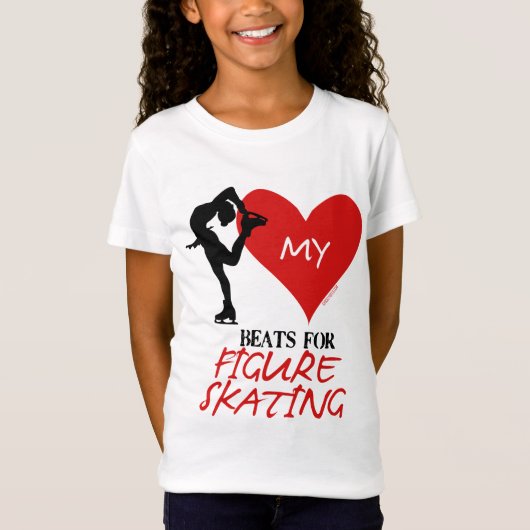 T-Shirt Golly filles - mes battements de coeur pour le (Devant)