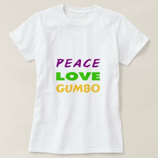 T-SHIRT GOMBO D'AMOUR DE PAIX (Design devant)