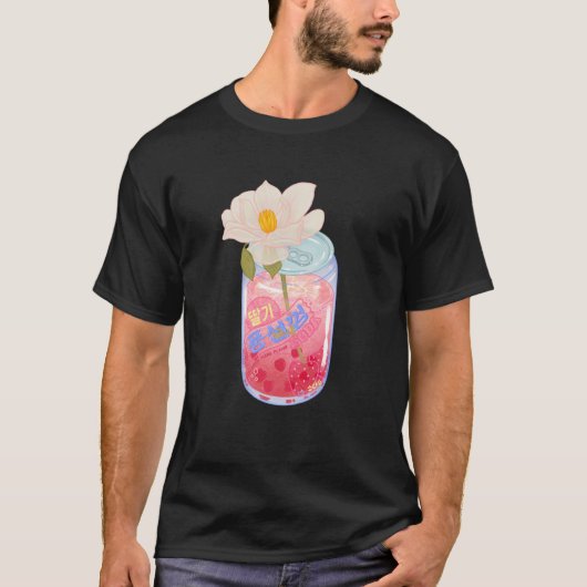 T-shirt Gomme à bulles fraise Laura O'Connor Threadless (Devant)