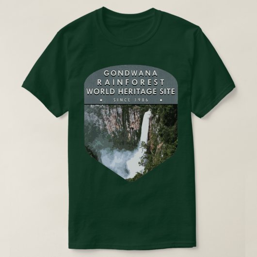 T-shirt Gondwana Rainforest site du patrimoine mondial 1 (Design devant)