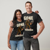 T-shirt Gone Shrooming Bigfoot Morel Champignon Hunter Sas (Unisexe)