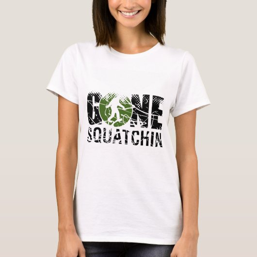 T-shirt Gone Squatchin (Devant)