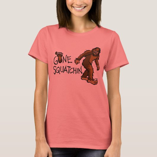 T-shirt Gone Squatchin (Devant)