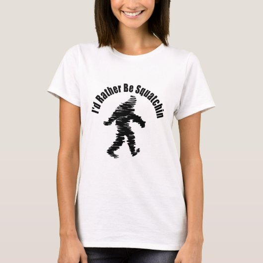 T-shirt Gone Squatchin (Devant)