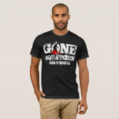 T-shirt Gone Squatchin *Black squatter* (Devant entier)