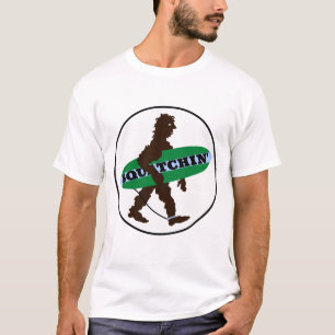 T-shirt Gone Squatchin Surfing Bigfoot