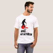 T-shirt Gone Squatchine avec Bigfoot (Devant entier)