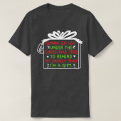 T-shirt Gonna Go Lay Under the Christmas Tree Sarcastic Xm (Design devant)