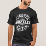 T-shirt GONZALEZ Funny Surname Family Tree Birthday Reunio<br><div class="desc">GONZALEZ Funny Surname Family Tree Birthday Reunion Gift  (2) .Check out our Christmas t shirt selection for the very best in unique or custom,  handmade pieces from our clothing shops.</div>
