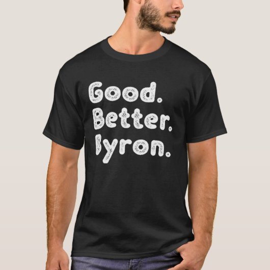 T-shirt Good better Byron (Devant)