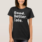 T-shirt Good better Cole (Devant)