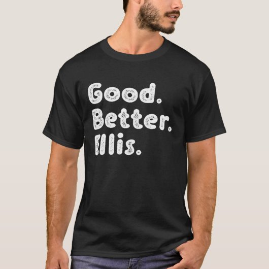 T-shirt Good better Ellis (Devant)