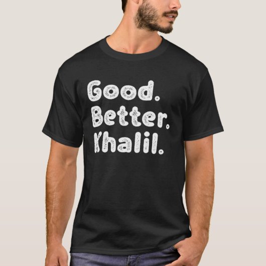 T-shirt Good better Khalil (Devant)