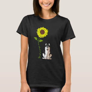 T-shirt Good Morning Sunshine Chien sibérien Husky