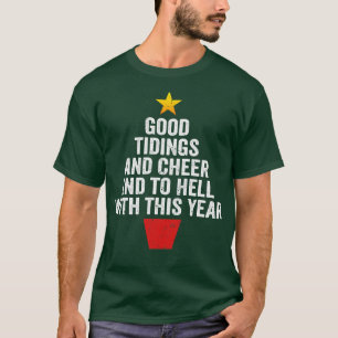 T-shirt Good Tidings et Cheval et l'enfer avec cette année