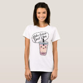T-shirt Good Vibes Boba-licious (Devant entier)