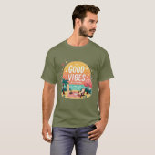 T-shirt Good Vibes Getaway (Devant entier)
