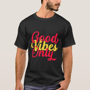 T-shirt Good Vibes Rétro Seulement, Good Vibes, Paix, Gent