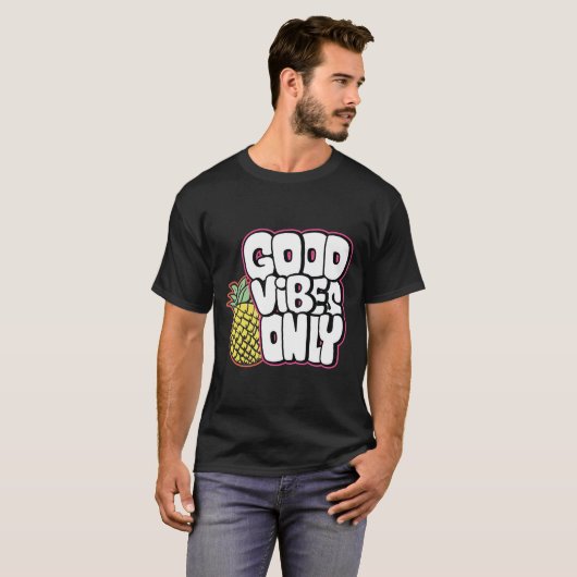 T-shirt GOOD VIBES SEULEMENT | Devis Good Vibes   (Devant entier)