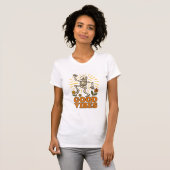 T-shirt "Good Vibes" Skeleton - Danse amusante rét (Devant entier)