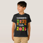 T-shirt Goodbye 2025 Hello 2026 Happy New Year Christmas P (Devant entier)