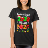 T-shirt Goodbye 2025 Hello 2026 Happy New Year's Eve Chris (Devant)