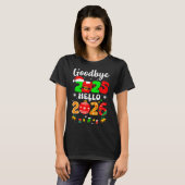 T-shirt Goodbye 2025 Hello 2026 Happy New Year's Eve Chris (Devant entier)