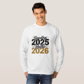 T-shirt Goodbye 2025 Hello 2026 PNG | New Year (Devant entier)
