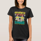 T-shirt Goodbye 2nd Grade Hello Summer Last Day Of School  (Devant)