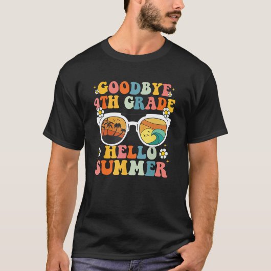 T-shirt Goodbye 4th Grade Graduation To 5th Grade Hello Su (Devant)