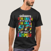 T-shirt Goodbye 5th Grade Graduation To 6th Grade Hello Su (Devant)