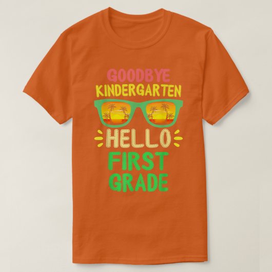 T-shirt Goodbye Kindergarten Class of 2034 2022 Grad Hello (Design devant)