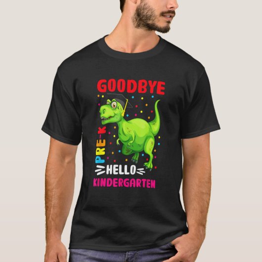T-shirt Goodbye Kindergarten Hello 1st Grade School Gradua (Devant)