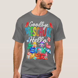 T-shirt Goodbye Kindergarten Hello Summer Gnomes Beach