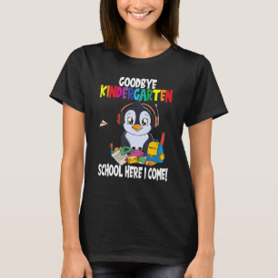 T-shirt Goodbye Kindergarten School Enrolls Gaming 6