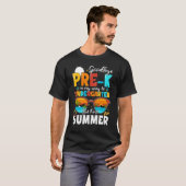 T-shirt Goodbye Pre k Graduation To Kindergarten Hello Sum (Devant entier)
