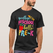 T-shirt Goodbye Preschool Class Of 2033 Graduate Hello Pre (Devant)