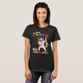 T-shirt Goodbye Preschool Hello Kindergarten Unicorn Back  (Devant entier)