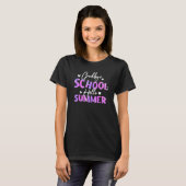 T-shirt Goodbye School Bonjour Été Dernier Jour De L'École (Devant entier)