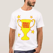 T-shirt Goodest Teecher du monde (Devant)