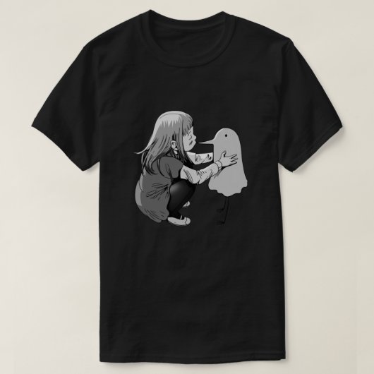 T-shirt Goodnight  Oyasumi Punpun - Aiko's Kiss Classic (Design devant)