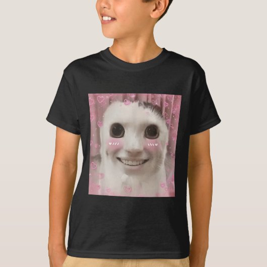 T-shirt Goofy Ahh Chat Mème Devoir Maudit Weirdcore Cringe (Devant)
