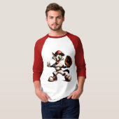 T-shirt Goofy Cat Baseball Pitcher Monte (Devant entier)